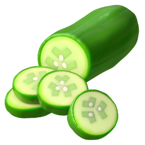 Emoji Dưa chuột 🥒 dạng 3D