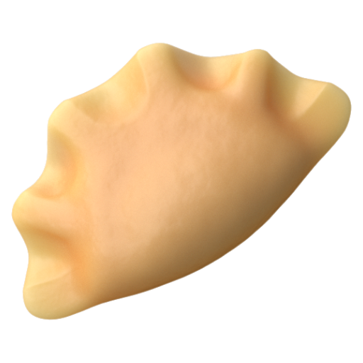 Emoji Bánh bao 🥟 dạng 3D