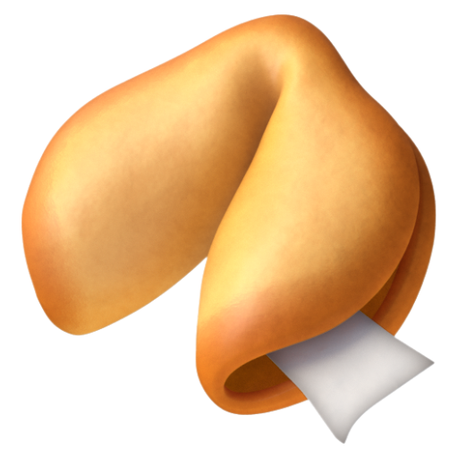 Emoji Bánh quy may mắn 🥠 dạng 3D