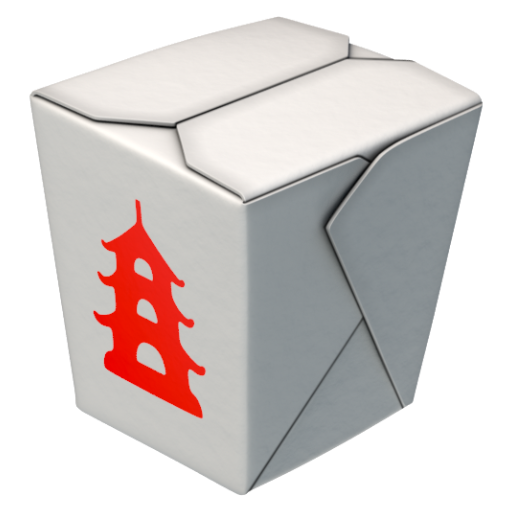 Emoji Hộp đựng đồ ăn mang đi 🥡 dạng 3D