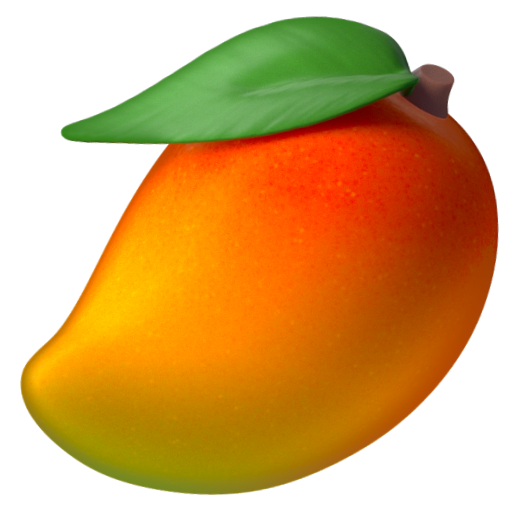 Emoji Xoài 🥭 dạng 3D