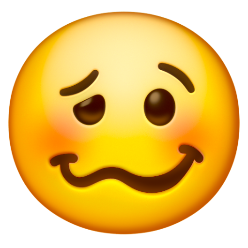 Emoji Mặt choáng váng 🥴 dạng 3D