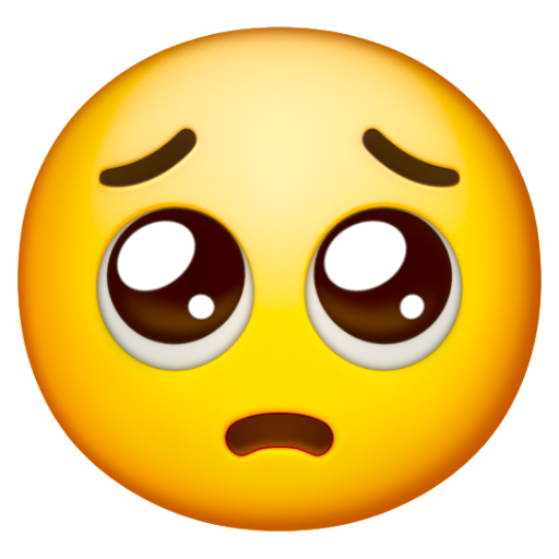 Emoji Mặt cầu xin 🥺 dạng 3D
