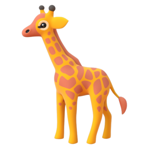 Emoji Hươu cao cổ 🦒 dạng 3D