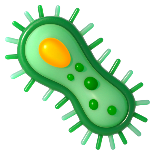 Emoji Vi trùng 🦠 dạng 3D
