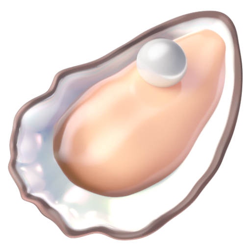 Emoji Hàu 🦪 dạng 3D