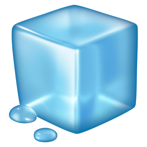 Emoji Viên đá 🧊 dạng 3D