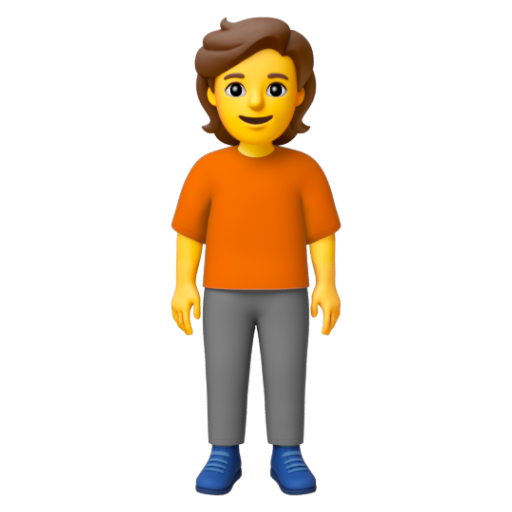 Emoji Người đứng 🧍 dạng 3D