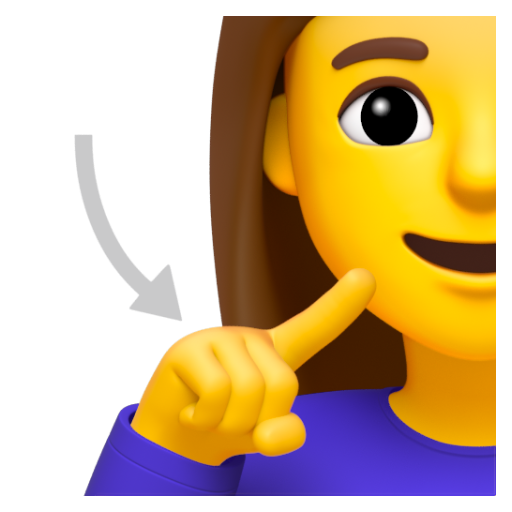 Emoji Người phụ nữ khiếm thính 🧏‍♀ dạng 3D