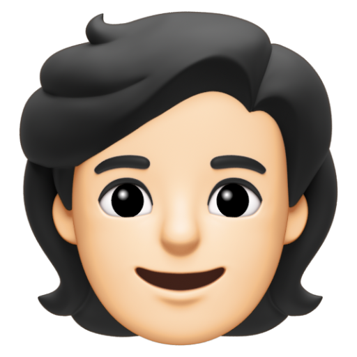 Emoji Người: màu da sáng 🧑🏻 dạng 3D