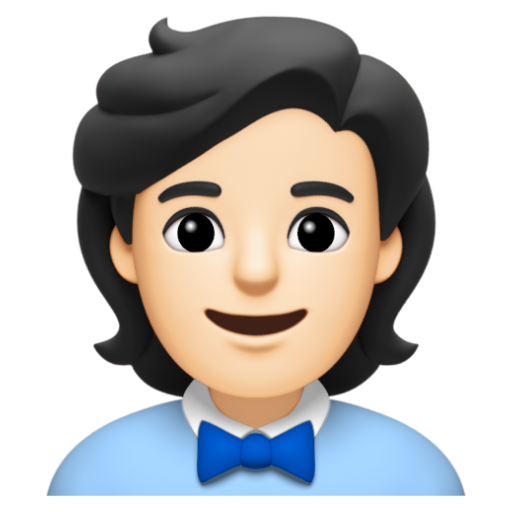 Emoji Nhân viên văn phòng: màu da sáng 🧑🏻‍💼 dạng 3D