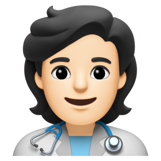 Emoji Nhân viên y tế: màu da sáng 🧑🏻‍⚕ dạng 3D