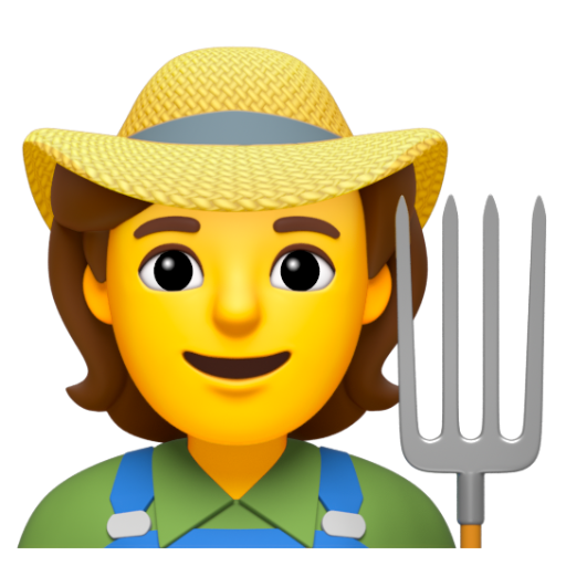 Emoji Nông dân 🧑‍🌾 dạng 3D