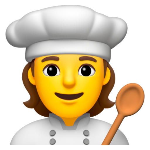 Emoji Đầu bếp 🧑‍🍳 dạng 3D