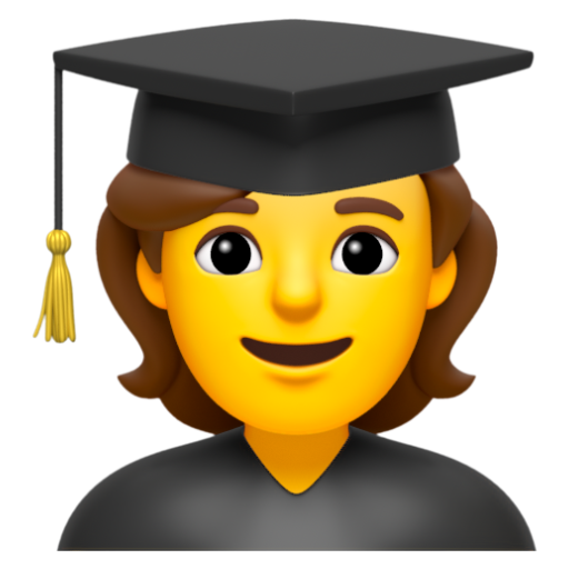 Emoji Sinh viên 🧑‍🎓 dạng 3D