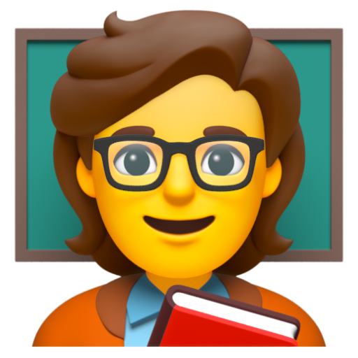 Emoji Giáo viên 🧑‍🏫 dạng 3D