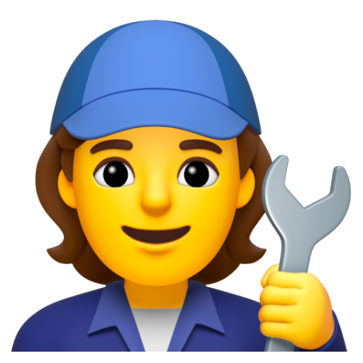 Emoji Thợ máy 🧑‍🔧 dạng 3D