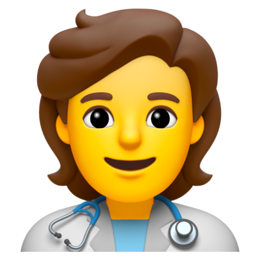 Emoji Nhân viên y tế 🧑‍⚕ dạng 3D