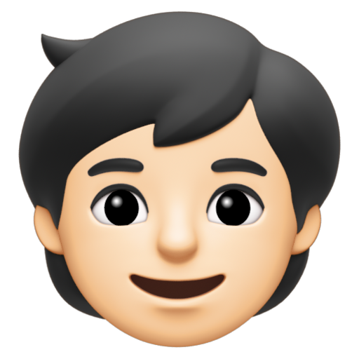 Emoji Trẻ em: màu da sáng 🧒🏻 dạng 3D