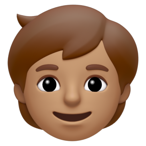 Emoji Trẻ em: màu da trung bình 🧒🏽 dạng 3D