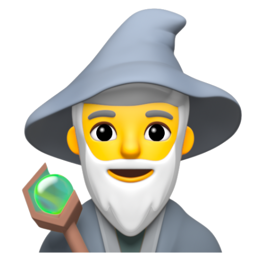 Emoji Pháp sư nam 🧙‍♂ dạng 3D