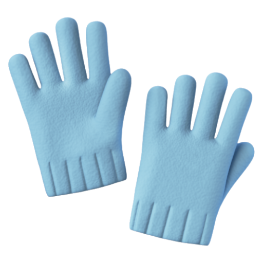 Emoji Găng tay 🧤 dạng 3D