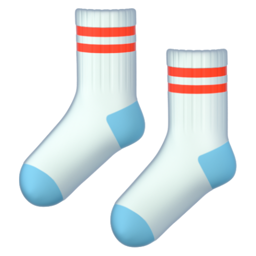 Emoji Tất 🧦 dạng 3D