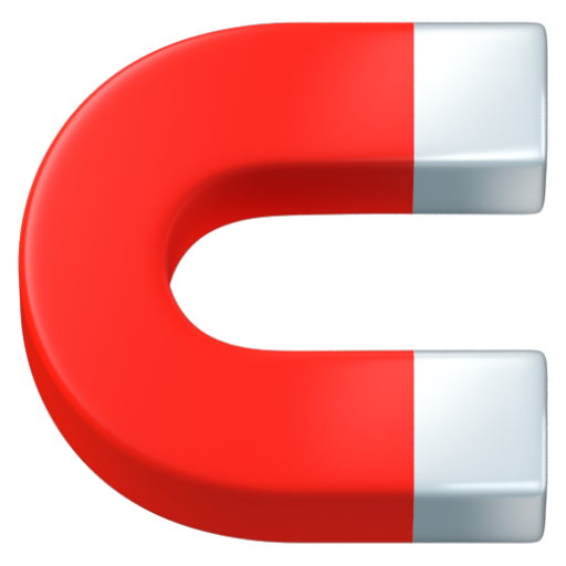 Emoji Nam châm 🧲 dạng 3D