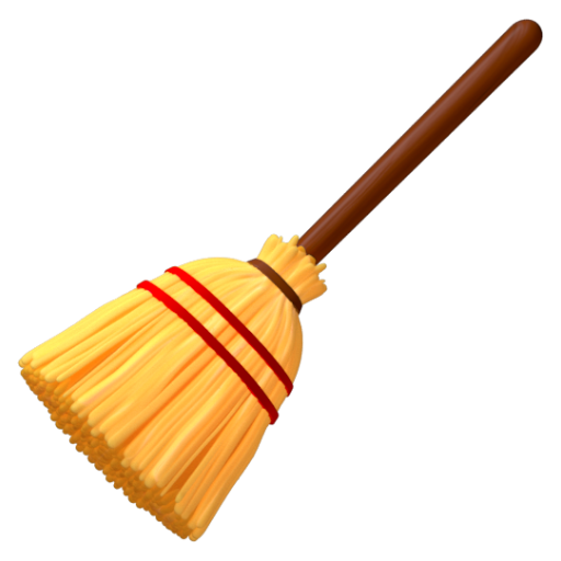 Emoji Cây chổi 🧹 dạng 3D