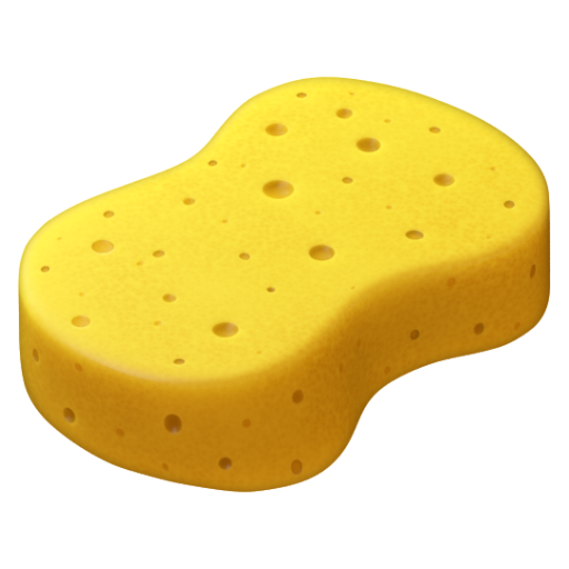 Emoji Bọt biển 🧽 dạng 3D