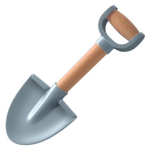 Emoji Xẻng 🪏 dạng 3D