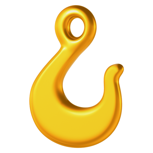 Emoji Móc 🪝 dạng 3D