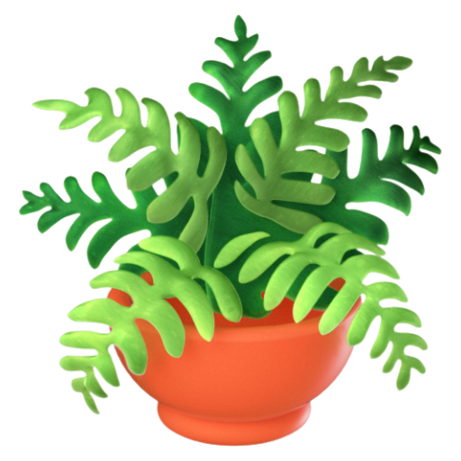 Emoji Cây trồng trong chậu 🪴 dạng 3D