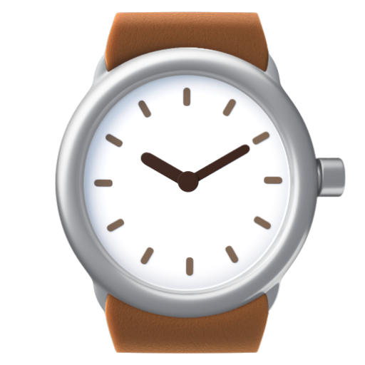 Emoji Đồng hồ đeo tay ⌚ dạng 3D