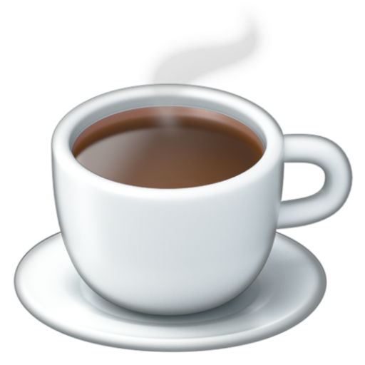 Emoji Đồ uống nóng ☕ dạng 3D