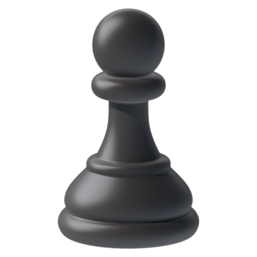 Emoji Quân tốt ♟ dạng 3D