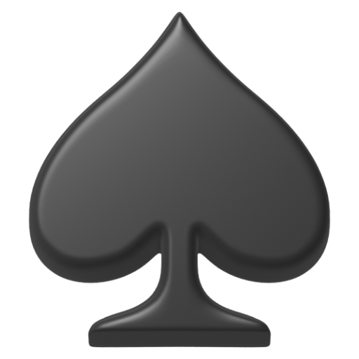 Emoji Bộ bích ♠ dạng 3D