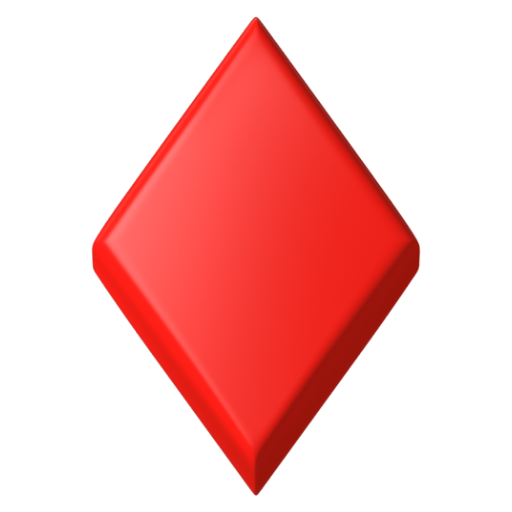 Emoji Bộ rô ♦ dạng 3D