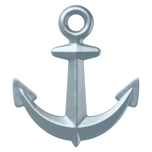 Emoji Mỏ neo ⚓ dạng 3D