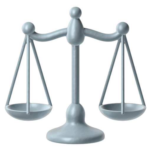 Emoji Cân thăng bằng ⚖ dạng 3D