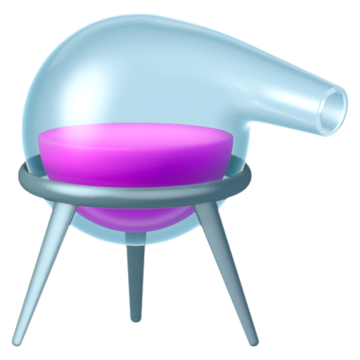 Emoji Bình chưng cất ⚗ dạng 3D