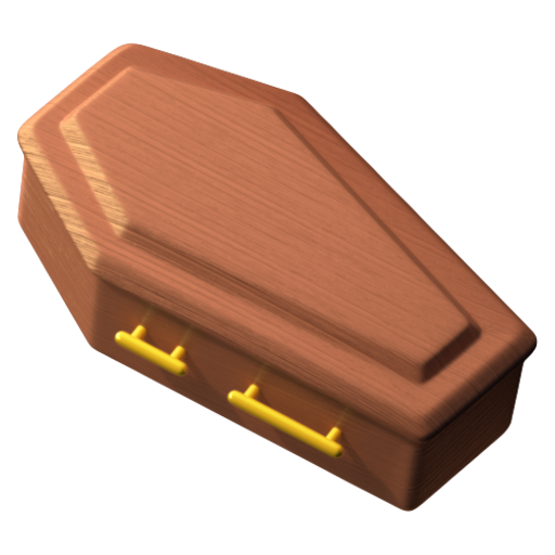 Emoji Quan tài ⚰ dạng 3D