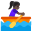 🚣🏿‍♀️