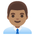 👨🏽&zwj;💼