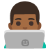 👨🏾💻