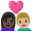 👩🏿‍❤️‍👨🏼