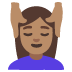 💆🏽&zwj;♀️