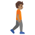 Эмодзи 🚶🏽‍➡️ Google