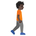Эмодзи 🚶🏿‍➡️ Google