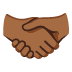 Эмодзи 🤝🏾 Google